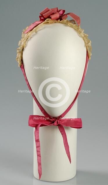 Morning cap, American, ca. 1870. Creator: Unknown.