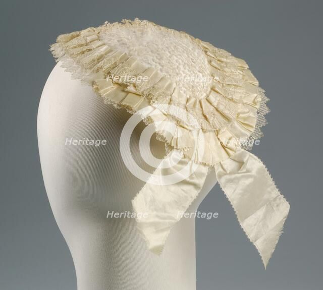 Morning cap, American, ca. 1875. Creator: Unknown.