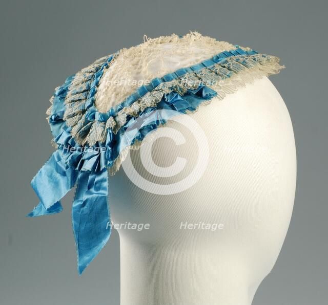 Morning cap, American, ca. 1875. Creator: Unknown.