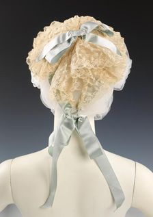 Morning cap, American, ca. 1890. Creator: Unknown