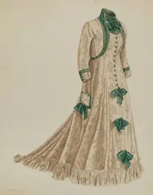 Morning Dress, 1935/1942. Creator: Mary E Humes