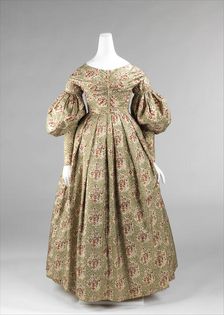 Morning dress, American, 1837-39. Creator: Unknown