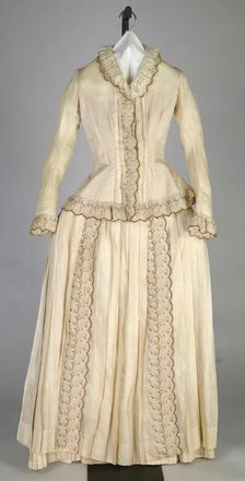 Morning dress, American, 1887. Creator: Unknown