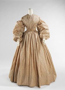Morning dress, American, ca. 1852. Creator: Unknown