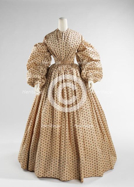 Morning dress, American, ca. 1852. Creator: Unknown.