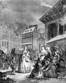 Morning (Four Times of the Day) 1738.Artist: William Hogarth