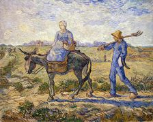 Morning: Going out to Work 1890. Artist: Vincent van Gogh