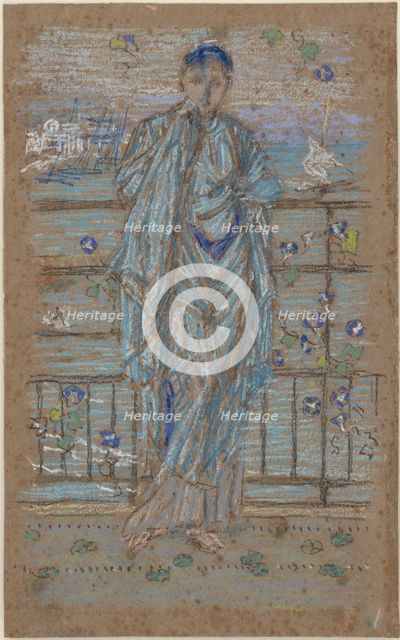 Morning Glories, 1871-1873. Creator: James Abbott McNeill Whistler.