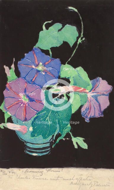 Morning Glories, about 1915. Creator: Margaret Jordan Patterson.