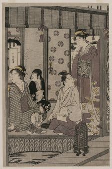 Morning Glory (from the series The Tale of Genji in Elegant Modern Dress), c. 1790. Creator: Ch?bunsai Eishi (Japanese, 1756-1829)