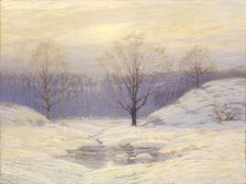 Morning Haze, 1909. Creator: Leonard Ochtman