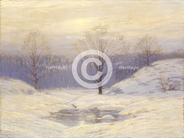 Morning Haze, 1909. Creator: Leonard Ochtman.