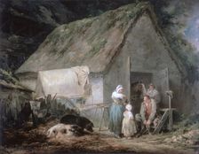 Morning: Higglers Preparing for Market 1791. Artist: George Morland