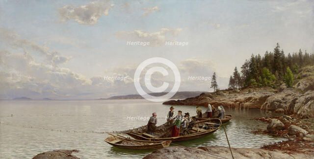 Morning in the Finnish Archipelago, 1887. Creator: Hjalmar Munsterhjelm.