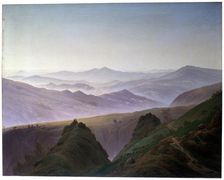 Morning in the Mountains before 1823. Artist: Caspar David Friedrich