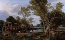 Morning in the Meadows, c1869. Creator: Frederick Richard Lee