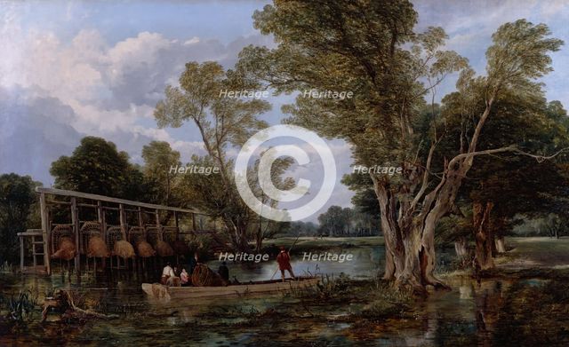 Morning in the Meadows, c1869. Creator: Frederick Richard Lee.