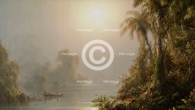 Morning in the Tropics, c1858. Creator: Frederic Edwin Church.
