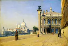 Morning in Venice 1834. Artist: Jean-Baptiste-Camille Corot