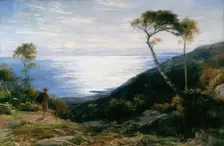 Morning - Isle of Arran "All in the Blue Unclouded Weather, 1898. Creator: John MacWhirter
