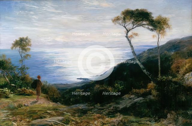 Morning - Isle of Arran "All in the Blue Unclouded Weather, 1898. Creator: John MacWhirter.