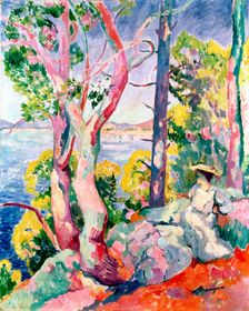Morning (Lady at a bay shore) 1906