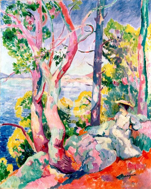 Morning (Lady at a bay shore)', 1906.