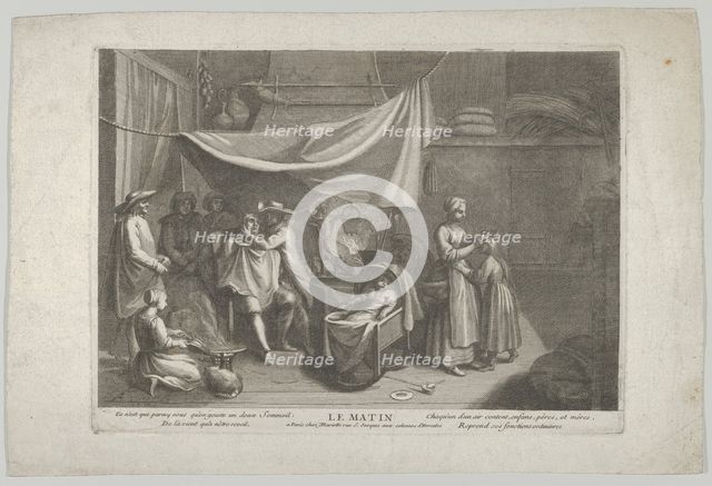 Morning (Le Matin), ca. 1700. Creator: Claude Saint-Paul.