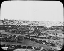 Morning market, Kimberley, South Africa, c1890