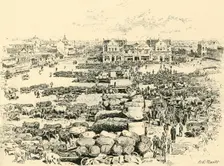 Morning Market, Johannesburg c1900. Creator: A.E. Huitt