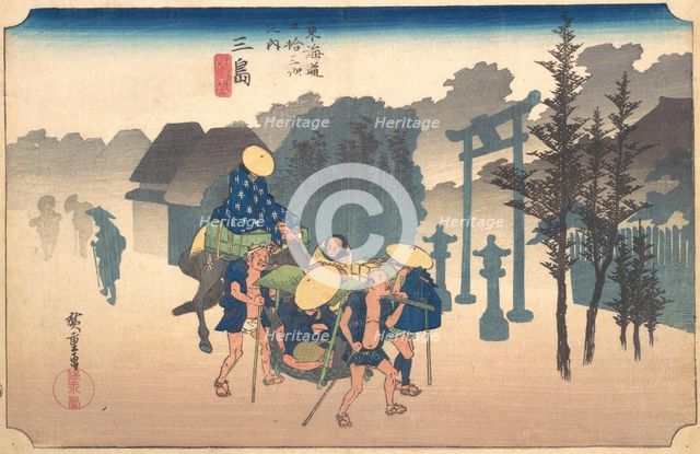 Morning Mist, 19th century. Creator: Ando Hiroshige.
