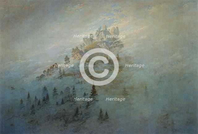 Morning mist in the mountains, 1808. Artist: Friedrich, Caspar David (1774-1840)
