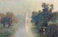 Morning Mists, Hemingford Grey 1906. Creator: Frederick George Cotman