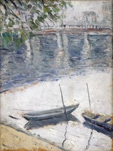 Morning on the Seine, c1921. Creator: Raymond McIntyre