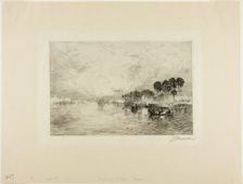 Morning on St. John's, Florida, 1886. Creator: Thomas Moran
