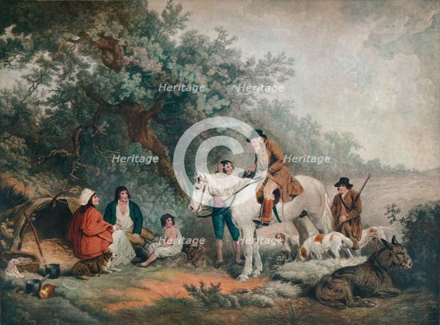Morning or the Benevolent Sportsman, 1795, (1919). Artist: Joseph Grozer
