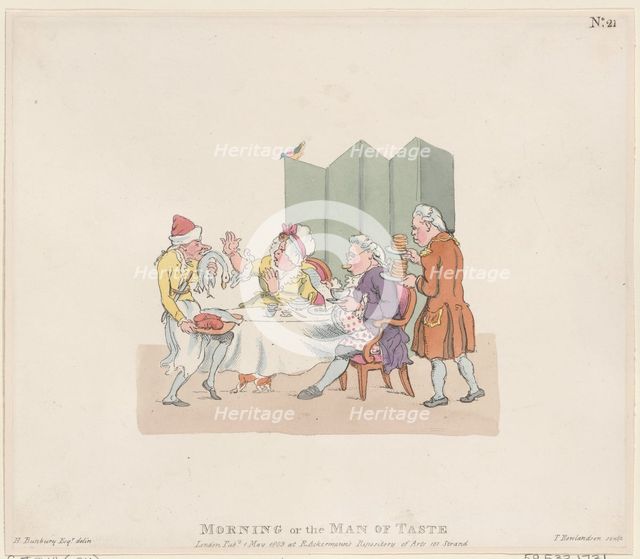 Morning, or, the Man of Taste, May 1, 1803., May 1, 1803. Creator: Thomas Rowlandson.