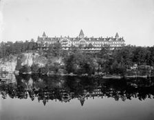 Morning reflections at the Wildmere House, Lake Minnewaska, N.Y., c1903. Creator: Unknown