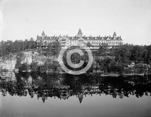 Morning reflections at the Wildmere House, Lake Minnewaska, N.Y., c1903. Creator: Unknown.