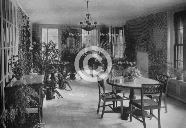 Morning room - house of Richard Garlick, Youngstown, Ohio, 1922. Artist: Unknown.