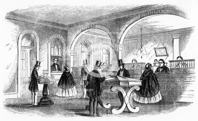 Morse telegraphy, Cincinnati, Ohio, USA, 1859.  Creator: Unknown.