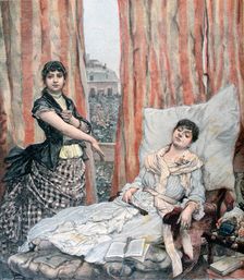 Morphiamania 1891. Artist: Henri Meyer
