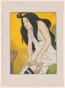Morphine Addict, from The Album of Original Prints from Galerie Vollard (Morphinomaniac, f..., 1897. Creators: Eugene Samuel Grasset, Auguste Clot, Ambroise Vollard