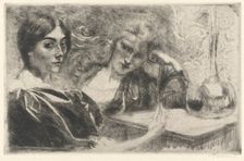 Morphine Addicts (Morphinomanes), 1887. Creator: Paul Albert Besnard