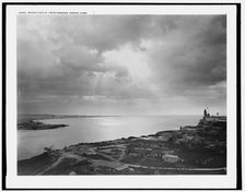 Morro Castle from Cabanas, Havana, Cuba, c1900. Creator: Unknown