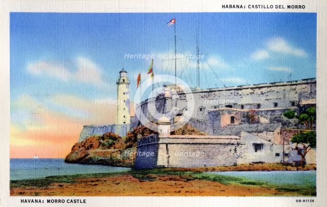 Morro Castle, Havana, Cuba, 1940. Artist: Unknown