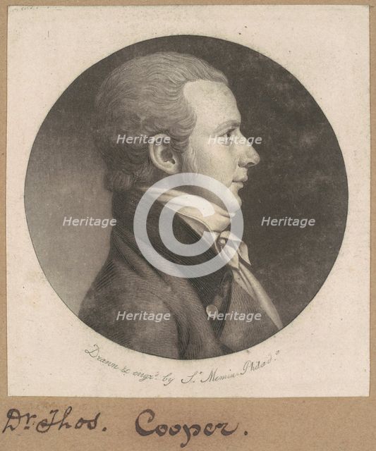 Morris, 1798-1803. Creator: Charles Balthazar Julien Févret de Saint-Mémin.