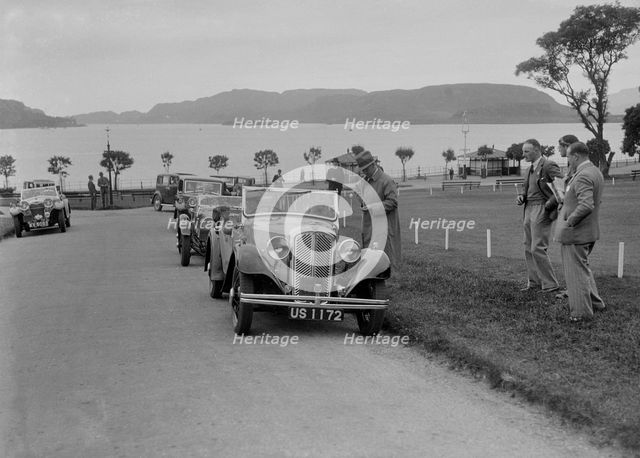 Morris 10 of Captain Oliver Hughes-Onslow at the RSAC Scottish Rally, 1933. Artist: Bill Brunell.