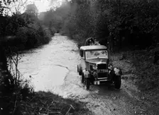 Morris Major of A Negal competing in the JCC Lynton Trial, 1932. Artist: Bill Brunell