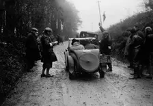 Morris Minor of KC McGuffie competing in the MCC Exeter Trial, Blackhill, Dorset, 1930. Artist: Bill Brunell